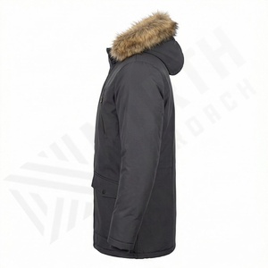 Parkas personnalisables de qualité supérieure, vêtements d'extérieur de qualité, options d'impression et de broderie personnalisées, style de manteau thermique respirant - Product Image 3