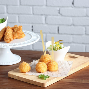 Ensemble de couverts en bambou jetables personnalisés en Offre Spéciale Fourchette à fruits en bois écologique et biodégradable pour les fêtes - Product Image 6