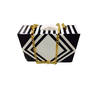 Bolso de mano creativo de resina de lujo, bolso de mano atractivo hecho a mano para mujer, color personalizado - Product Image 4