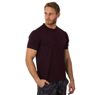 Vente en gros de t-shirts 100% coton pour hommes, corps confortable et ajusté avec logo personnalisé et option de broderie OEM pour garçons
