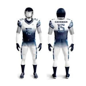 100% polyester meilleure qualité uniformes de football américain taille personnalisée avec technique imprimée de haute qualité - Product Image 6