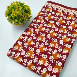 South African African Wax Print and Ankara Cotton Fabric 100 Percent Bold Colors Unique Designs Clothing Crafts and Accessories - Product Image 1