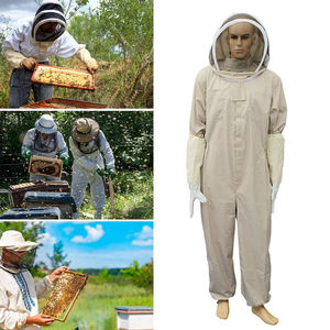 Combinaison d'apiculture respirante et imperméable en coton, une pièce, avec capuche, directement de l'usine – La meilleure combinaison de protection pour apiculteur - Product Image 2