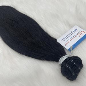 Lujoso cabello de trama negro azabache, ideal para el peinado diario - Product Image 3