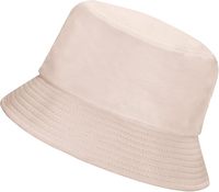Chapeau Bob Noir Personnalisé en Coton pour l'Été, Broderie 3D Tendance, Idéal Plage et Voyage, Couleur Unie, Adulte
