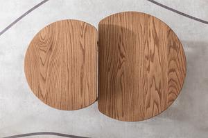 Mesa de Centro de Roble en Forma de D, Muebles Escandinavos, Mesa Baja de Centro - Product Image 6