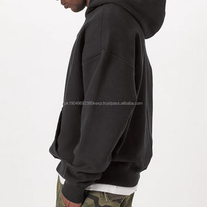 Sudaderas con Capucha Extra Grandes de Moda, Sudadera con Capucha Gruesa para Hombre, Hombros Caídos, Logotipo Personalizado, Impresión Puff - Product Image 3