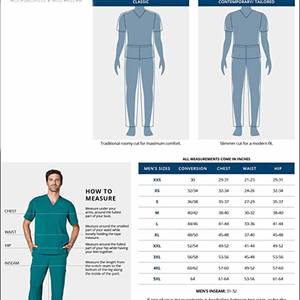 ชุดออกกำลังกายทางการแพทย์สองชิ้นสำหรับพยาบาลทำจากผ้าแคนวาส - Product Image 6