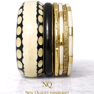 Luxury Resin Metal Bangles <b>Set</b> for Women Handmade Designer Ethnic <b>Bracelet</b> <b>Set</b> Traditional Indian Wedding Jewelry - Product Image 6