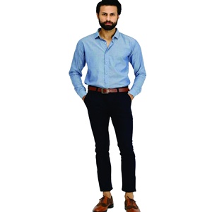 Personnalisé Soie Slim Hommes T-shirts Vêtements Décontractés À Manches Longues Impression Chemises pour Hommes Mode Chemises Tissu Respirant - Product Image 1