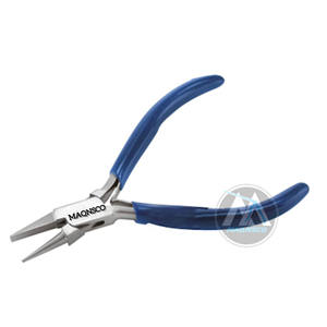 Alicates de Punta Plana y Redonda de Acero de Calidad Profesional Internacional MAQNSCO para Joyería, Anillos, Manualidades con Alambre - Product Image 1