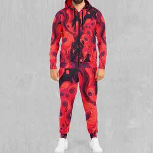 Heavy Duty Men Tie Dye Chándal Diseños de logotipo personalizados Alta calidad Invierno Moda al aire libre Chándal de peso pesado para hombres - Product Image 3