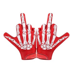 Guantes de Fútbol Americano de Silicona de Dos Tonos de Alta Calidad con Superficie de Contacto Antideslizante para Deportes Competitivos al Aire Libre - Product Image 2