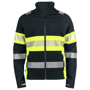 Chaqueta DE SEGURIDAD reflectante de alta visibilidad de lona con capucha para hombre, ropa de trabajo de invierno para construcción - Product Image 1