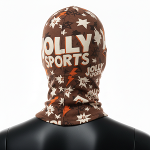 หมวกบาลาคลาวาผู้ชาย ผ้าโพลีเอสเตอร์ผสมสแปนเด็กซ์ ยืดหยุ่นสูง 180 GSM น้ำหนักเบา อุ่นสบาย ใช้ได้ทุกฤดู มีแผ่นปิดตา พร้อมโลโก้ - Product Image 5