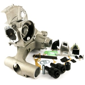 Carter moteur complet 200cc avec clapet de soupape secondaire pour mécanisme de vilebrequin de moto - Product Image 1