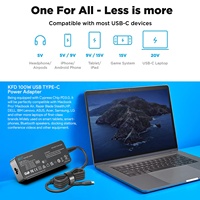 KFD 100w 96W 87W usb c pour macbook adopte cypress ic chargeur de batterie d'ordinateur portable type c pour asus HP DELL