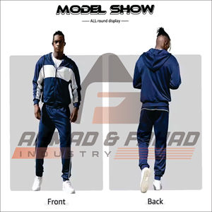 Conjunto Deportivo de Invierno para Hombre Excepcionalmente Cómodo, con Capucha, 100% Poliéster, Ligero, Cintura Elástica, Transpirable, Cálido para Clima Frío - Product Image 2