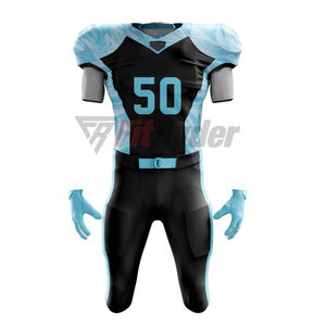 เครื่องแบบอเมริกันฟุตบอลคุณภาพสูง 2024 คุณภาพสูงที่กําหนดเองการพิมพ์ระเหิดระบายอากาศผู้ชายชุดอเมริกันฟุตบอล - Product Image 2