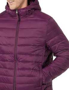 เสื้อแจ็คเก็ตผู้ชายแบบกันลม ไนลอนพัฟเฟอร์ ซิปปิด ตกแต่งได้ตามต้องการ สวมใส่สบายๆ สำหรับกิจกรรมกลางแจ้ง แขนยาว - Product Image 4