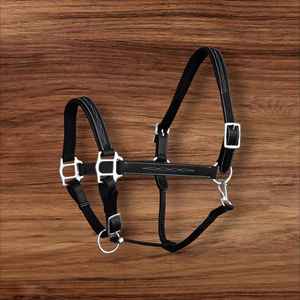 สายจูงม้าแบบมืออาชีพ ใช้ซ้ำได้ สำหรับสัตว์ขนาดใหญ่ คุณภาพสูง ทำจากหนัง สำหรับใช้งานกลางแจ้ง ปรับแต่งได้ หลายสี ปรับขนาดได้ - Product Image 1