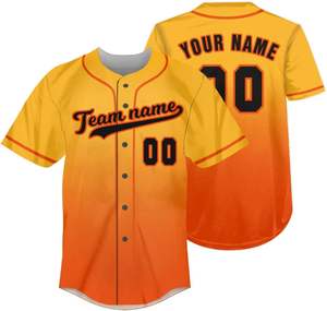Maillots de baseball de marque privée fabricant d'uniformes d'équipe de vêtements de sport en maille respirante uniformes de baseball personnalisés à boutons complets - Product Image 3
