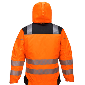 Chaqueta de Seguridad Industrial, Suministro de Fábrica, Poliéster Amarillo y Negro, Impermeable, Alta Visibilidad, Reflectante, Diseño OEM - Product Image 3