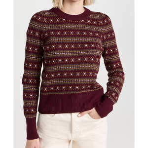 Chandails respirants à col rond pour femmes Fashion Girl's Solid Colors Casual Pullover Sweater Women Wholesale Rate OEM Customization - Product Image 1