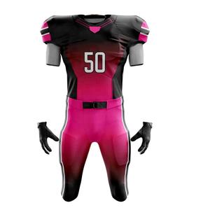 Short de maillot de rugby respirant de football américain personnalisé en gros avec numéro de nom d'équipe brodé Options de taille - Product Image 2