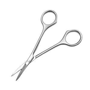 Professionnel En Acier Inoxydable Manucure Ciseaux À Ongles Ciseaux À Cuticules Lame Courbe Et Droite Logo Personnalisé Nouvelle Arrivée - Product Image 3