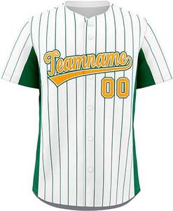 Sublimación de camiseta de béisbol personalizada de alta calidad, bordado disponible en deportes de entrada de alta calidad - Product Image 2