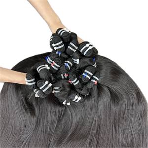 ผมต่อจากคนเวียดนามแบบดิบ100% ผ้าตรงธรรมชาติหลากสี1B - Product Image 5