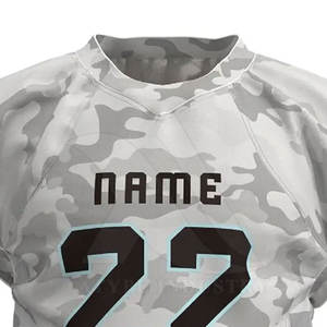 Meilleur matériau Uniforme de football américain Personnalisable Concevez le vôtre avec manches courtes Respirant Plus Size Feature - Product Image 6