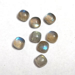 8ชิ้นลาบราดอไรต์ธรรมชาติกับไฟ6x6มม. เบาะ Cabochon 6.05 CTS iroc จากโรงงานอัญมณีหลวม CAB เรา $3.46สำหรับทุกคน - Product Image 4