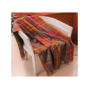 Manta de tartán antiguo Buchanan de nuevo diseño más vendida del fabricante indio - Product Image 1