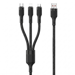 Cavo USB Intrecciato da USB A a USB C / Lightning / Micro USB - Product Image 1