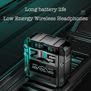 New Hot Bán buôn trò chơi âm nhạc độ trễ thấp năng lượng thấp không dây TWS Tai nghe Sạc chức năng kho báu Earbuds - Product Image 2