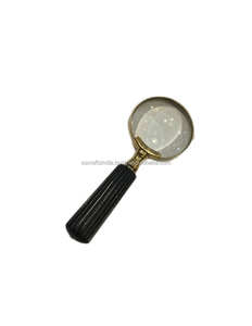 แว่นขยายทำจากไม้อันหรูหราทันสมัยเลนส์ใสทนทานพกพาได้สำหรับบ้านงานอดิเรกของสะสมตรวจสอบรายละเอียดสำนักงานโรงแรม - Product Image 2