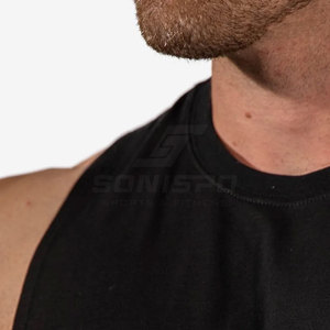 Toda la tasa de venta de camisetas sin mangas para hombres a la venta 2025 estilo más nuevo para hombres camiseta sin mangas 100% poliéster para hombres - Product Image 5