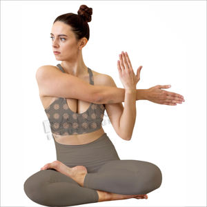 Conjuntos de yoga de 2 piezas sin costuras para mujer, estilo único, conjuntos de yoga personalizados para mujer al por mayor en talla adulta - Product Image 2