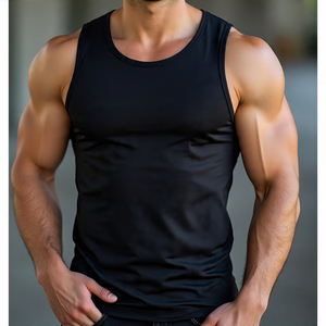 Custom Bodybuilding <b>Muscle</b> <b>Fit</b> Workout Top Gym Athletic Fitness Wear Men's Tank Top Summer Lightweight Gym Top - Product Image 5