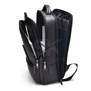 Sac à dos en cuir sport de qualité supérieure, léger, nouveau design, imperméable, sac à dos en cuir à une seule couleur - Product Image 3