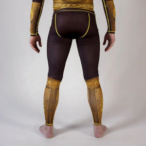 Lightweight Breathable Quick Dry Digital Print Compression BJJ Spats Leggings Front Unisex Grappling Martial Arts <b>Tights</b> High - Product Image 2