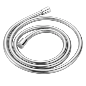 Tuyau de douche en PVC 150 cm Gris Antirouille Qualité Incassable Compatible avec Tous les Ensembles de Douche - Product Image 1