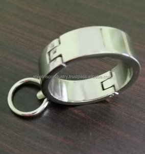 คอปกโลหะทาสมีวงแหวน O,คอร์เซ็ต Bdsm Bondage Fetish สวมใส่ของเล่นทางเพศ - Product Image 6