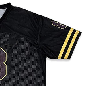 Jersey de Fútbol Americano a Precio de Fábrica, Talla Grande, Nuevo Diseño, Transpirable, Cómodo, Mangas Cortas, Técnicas de Impresión, 100% - Product Image 6