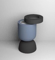 Brûleur d'oud minimaliste moderne en bois bicolore, porte-encens Bakhoor aromatique fait main pour la décoration intérieure et l'aromathérapie