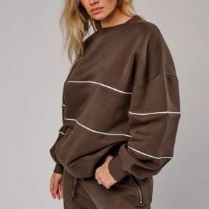 Nouveauté Ensemble de survêtement unisexe en molleton de coton respirant personnalisé 2 pièces Sweat-shirt pour femme Pantalon de survêtement Casual Automne 2026 - Product Image 4