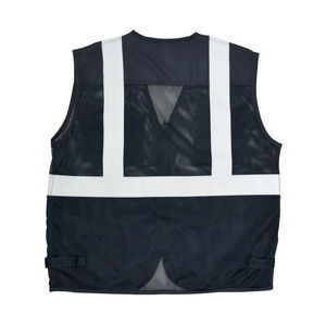 Chaleco de Seguridad de Nailon de Secado Rápido, Ligero y Transpirable, con Cinta Reflectante de Alta Visibilidad y Cremallera Frontal para Trabajo - Product Image 6