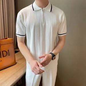 เสื้อโปโลแขนสั้นสำหรับผู้ชาย, เสื้อแฟชั่นคอปกแขนสั้นสำหรับฤดูร้อน2024 - Product Image 3